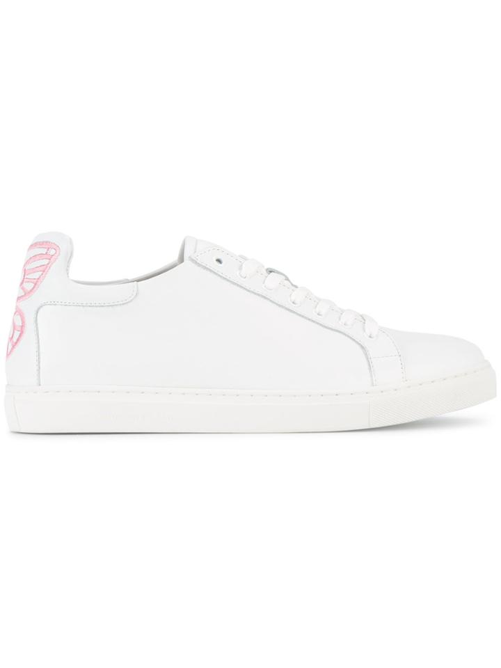 Sophia Webster White And Pink Bibi Butterfly Sneakers