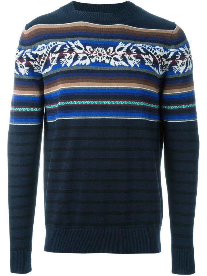 Sacai Flower Intarsia Sweater