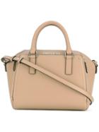 Armani Jeans - Double Top Handles Tote - Women - Polyester/polyurethane - One Size, Nude/neutrals, Polyester/polyurethane