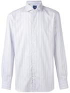 Barba - Striped Shirt - Men - Cotton - 43, Grey, Cotton