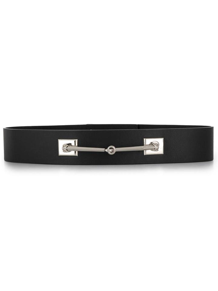 Gucci Bit Detail Buckle Belt - Black