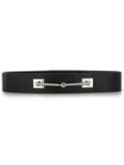 Gucci Bit Detail Buckle Belt - Black