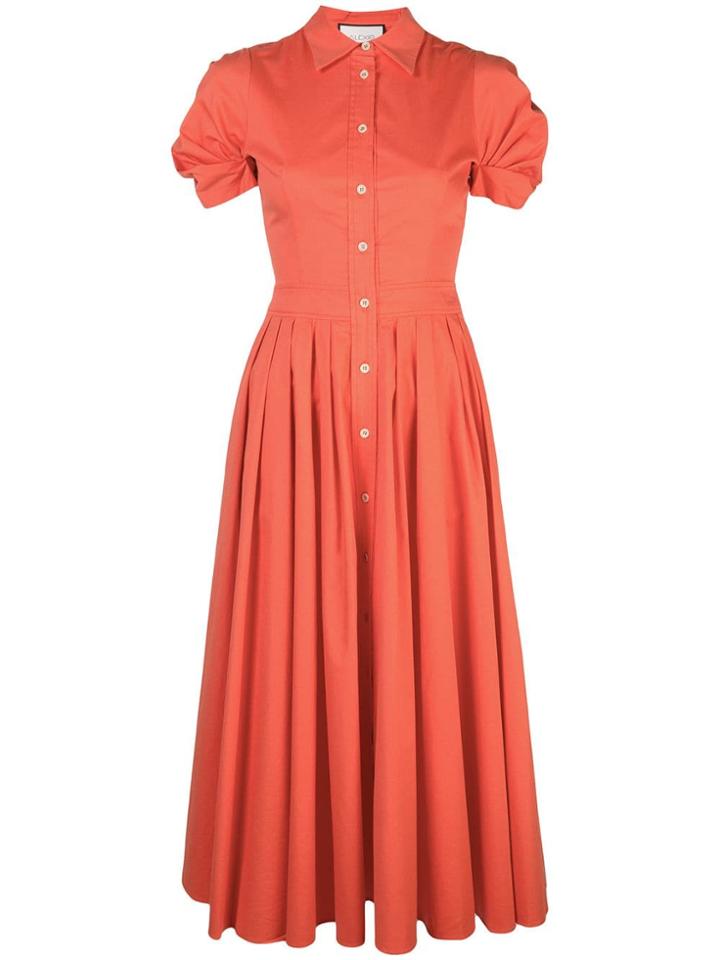 Alexis Gyles Midi Dress - Orange