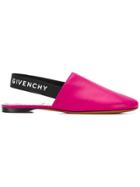 Givenchy Slingback Logo Mules - Pink