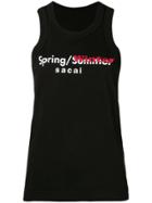 Sacai Spring/winter Tank Top - Black