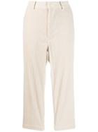 Sofie D'hoore Corduroy Cropped Trousers - White