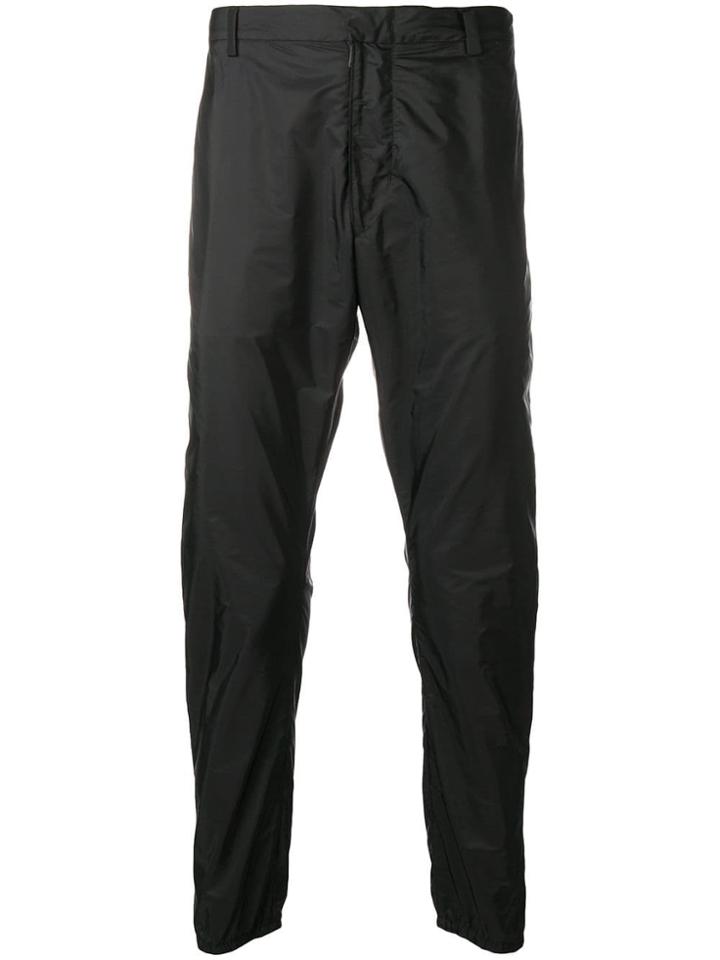 Prada Elasticated Cuff Trousers - Black