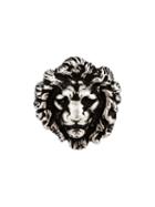 Saint Laurent Lion Ring, Men's, Size: 48.7, Metallic