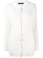 Waist-tie Top - Women - Silk/spandex/elastane/cashmere - 38, White, Silk/spandex/elastane/cashmere, Fabiana Filippi