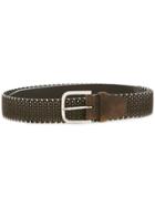 Orciani Woven Belt - Brown
