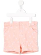 Margherita Kids - Embroidered Denim Shorts - Kids - Cotton/spandex/elastane - 5 Yrs, Pink/purple