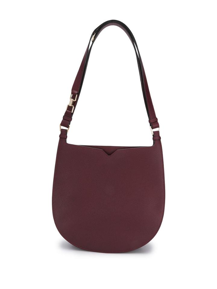 Valextra Plain Shoulder Bag - Red