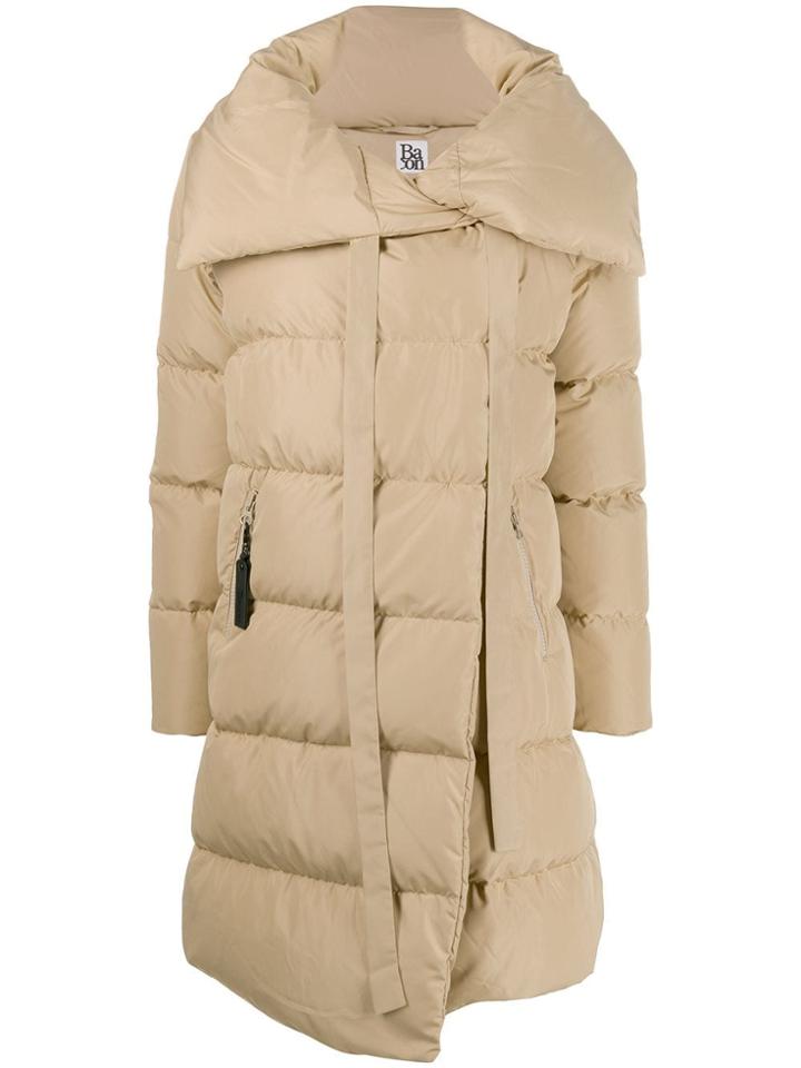Bacon Bacon Big Puffa Coat - Neutrals