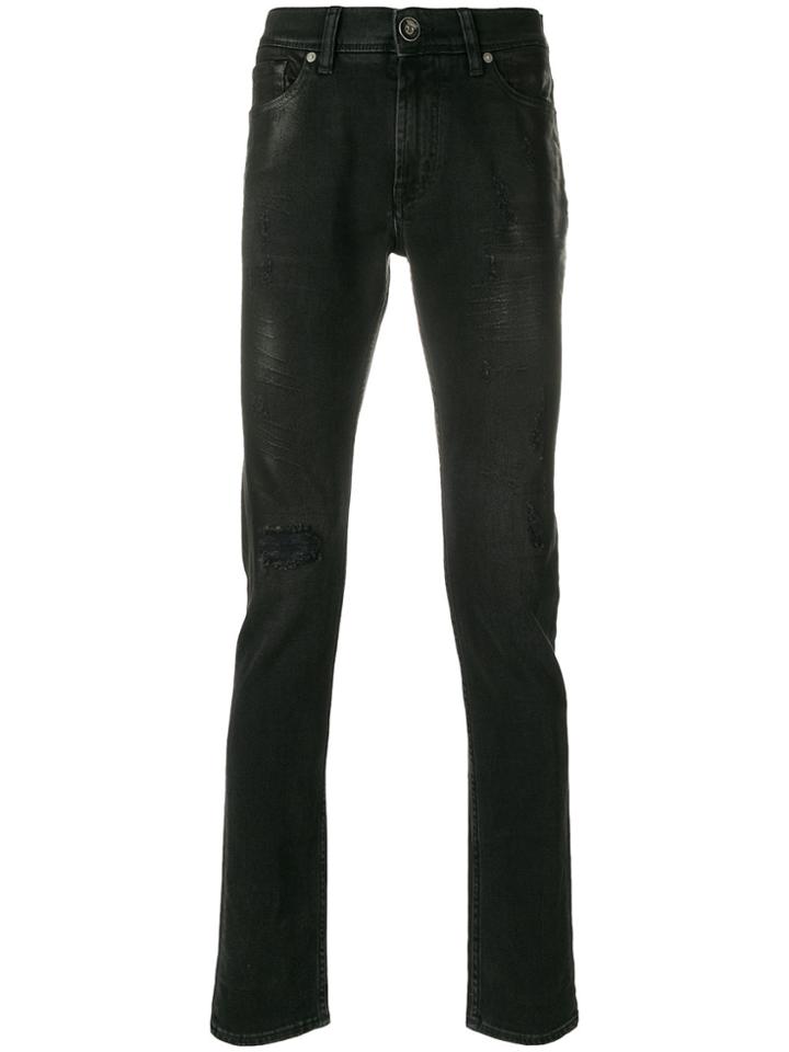 7 For All Mankind Coated Ronnie Jeans - Black