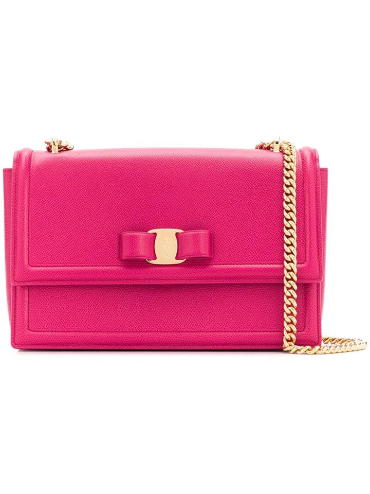 Salvatore Ferragamo Ginny Shoulder Bag - Pink