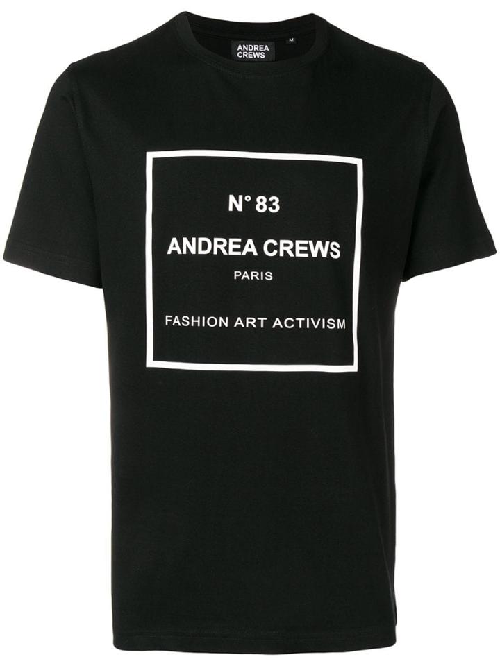 Andrea Crews Logo T-shirt - Black