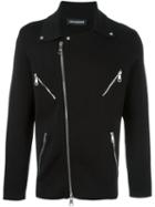 Neil Barrett Classic Biker Jacket, Men's, Size: Xxl, Black, Viscose/nylon/cotton