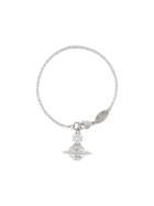 Vivienne Westwood Logo Orb Bracelet - Silver