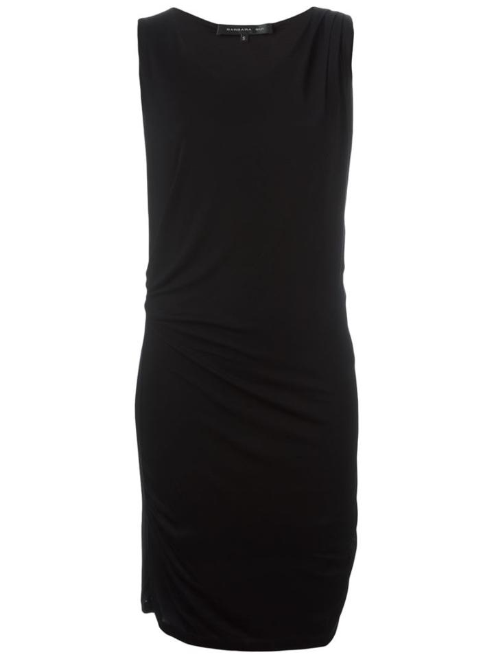 Barbara Bui Draped Detail Dress, Women's, Size: Xs, Black, Lyocell