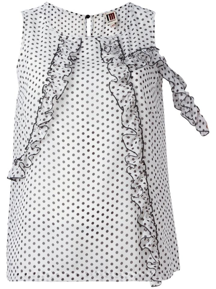 I'm Isola Marras - Polka Dot Blouse - Women - Polyester - 40, Black, Polyester