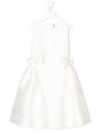 Simonetta Side Bow Dress - White