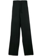Yohji Yamamoto Wide Tailored Trousers - Black