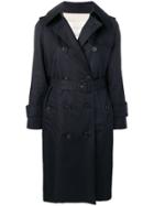 Mackintosh Ink Cotton Trench Coat Lm-062bs - Blue