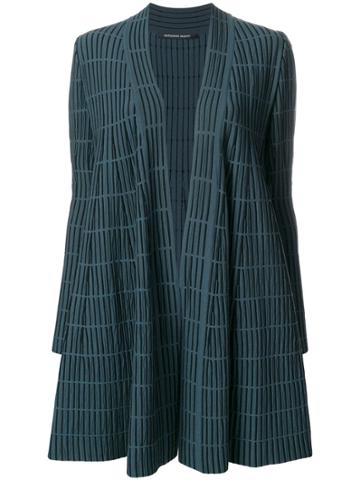 Antonino Valenti Striped Loose Crude-coat - Green