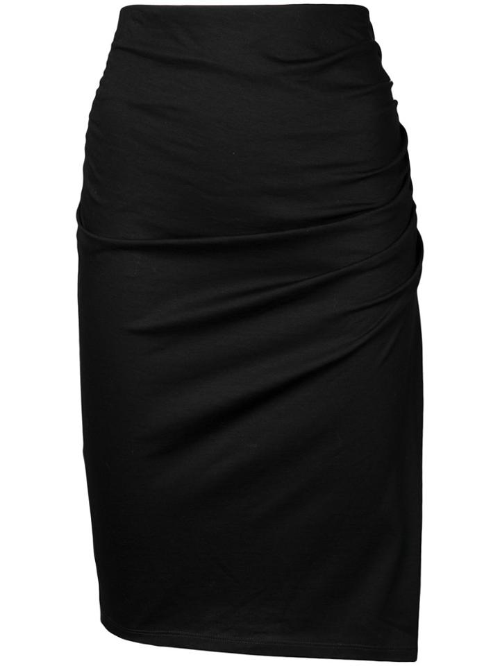 Paule Ka Draped Skirt - Black