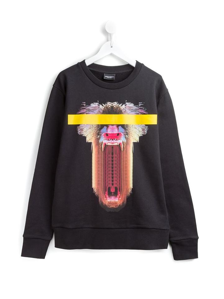 Marcelo Burlon County Of Milan Kids 'baboon' Print Sweatshirt
