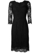 Dolce & Gabbana - Lace Dress - Women - Silk/cotton/polyamide/viscose - 44, Black, Silk/cotton/polyamide/viscose