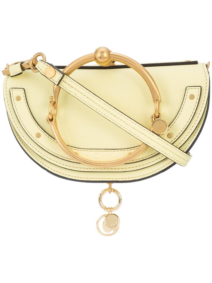 Chloé Nile Minaudière Bracelet Bag - Yellow & Orange