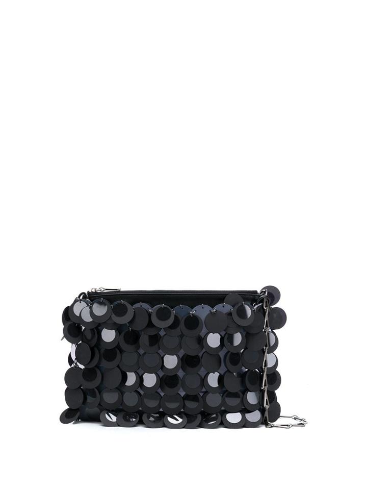 Paco Rabanne Sequin Clutch Bag - Grey