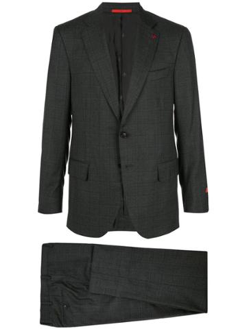 Isaia Single Breasted Blazer Suit - Grey
