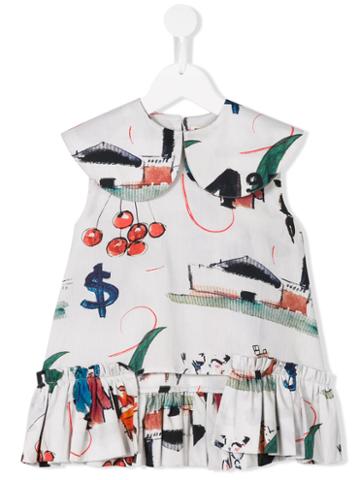 Wolf & Rita Luna Blouse, Girl's, Size: 8 Yrs, Grey