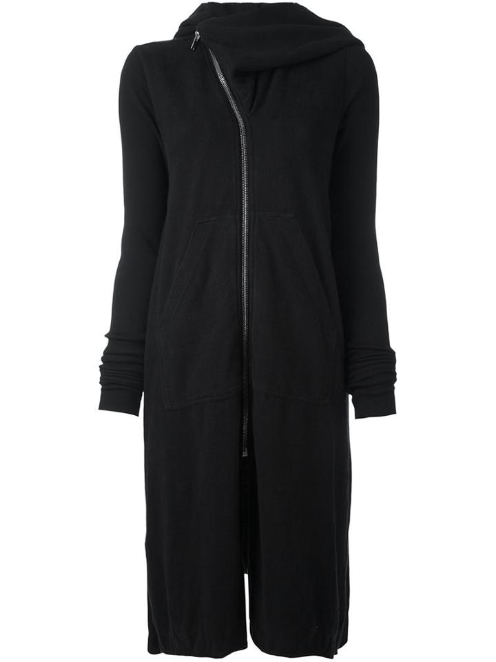 Rick Owens Drkshdw Asymmetric Front Zip Dress