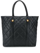 Versace Large Quilted Tote Bag - Black