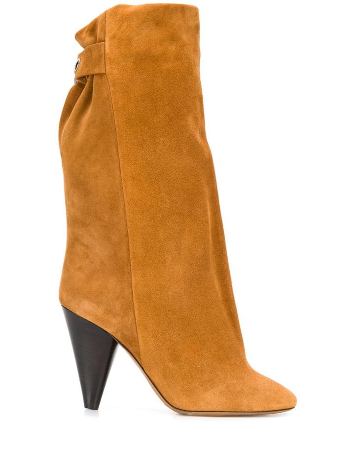 Isabel Marant Round Toe Boots - Brown