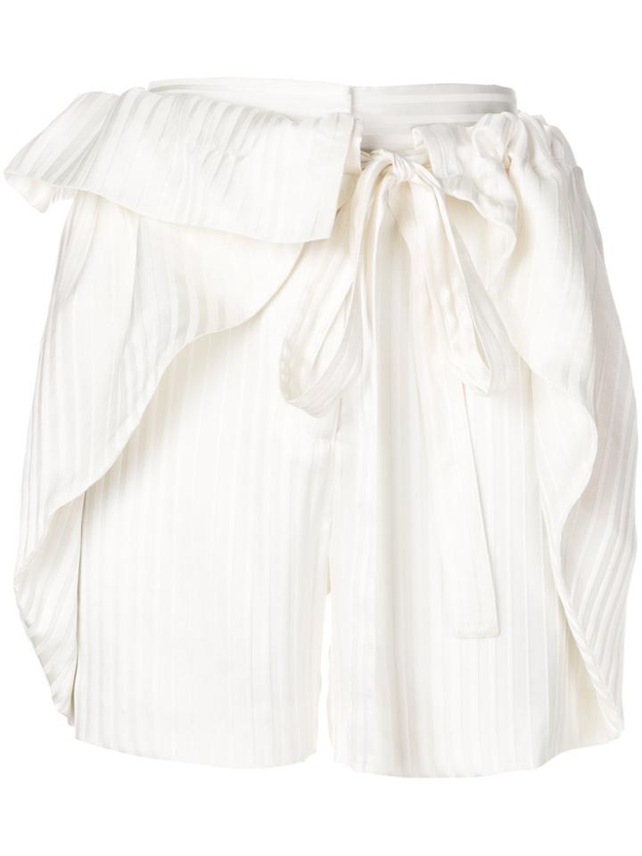 Stella Mccartney Striped Shorts - Nude & Neutrals