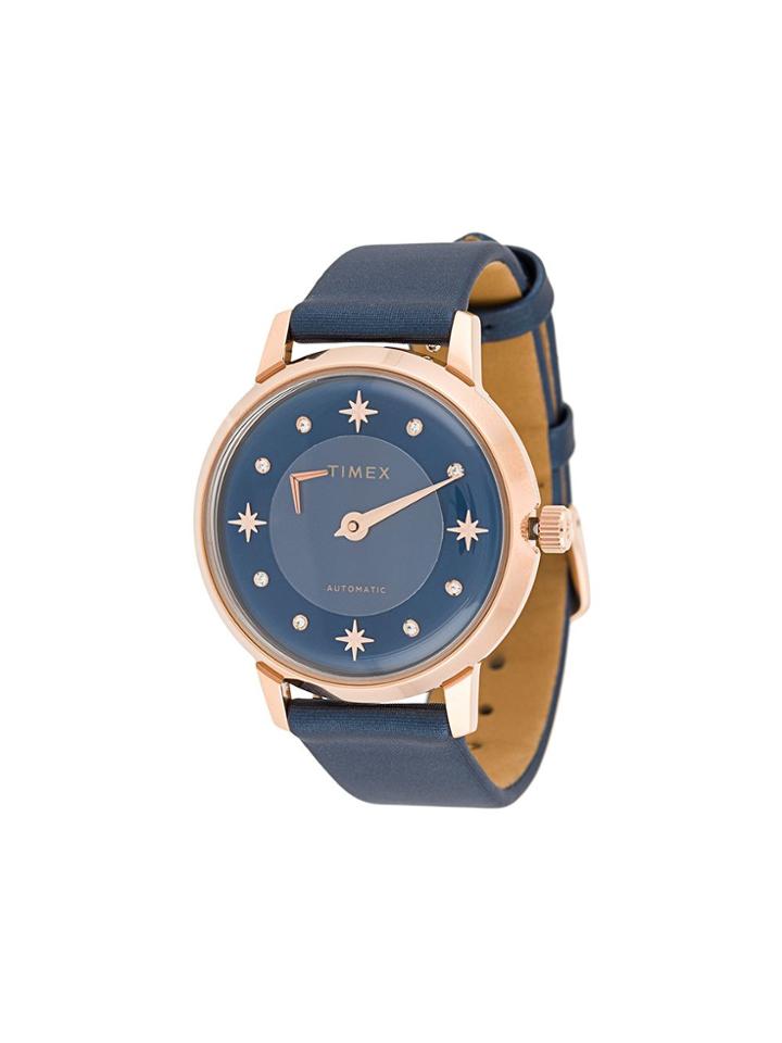 Timex 38mm Automatic Watch - Blue