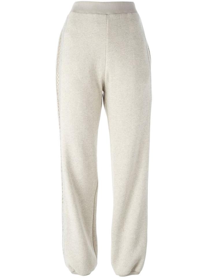 Chloe Fishnet Detail Track Trousers