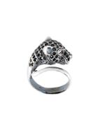 Iosselliani 'silver Heritage' Cheetah Ring, Women's, Size: 52, Metallic