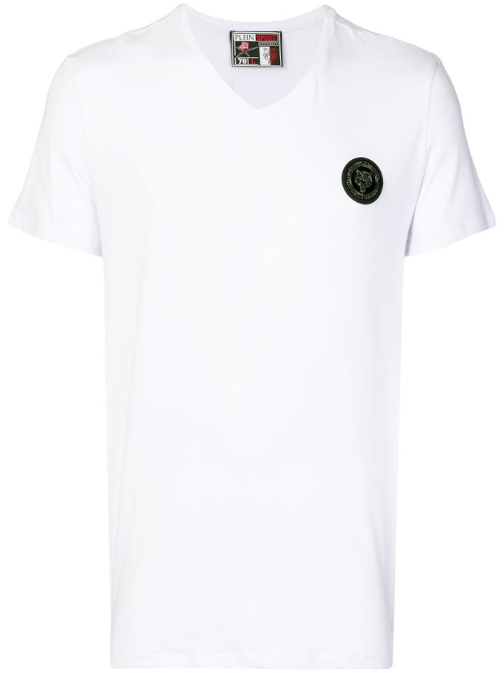 Plein Sport V-neck T-shirt - White
