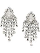 Alessandra Rich Chandelier Earrings - Silver