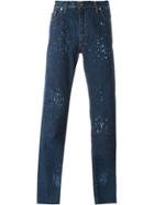 Walter Van Beirendonck Vintage 'dropped Bleach' Jeans - Blue