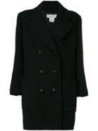 Christian Dior Pre-owned Double Breasted Coat - Black