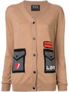 Markus Lupfer Stitched Pocket Cardigan - Brown