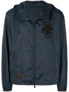 Fendi Zipped Embroidered Jacket - Blue