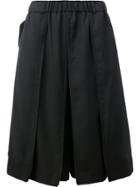 Moohong Pleat Detail Shorts - Black