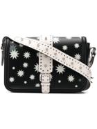 Red Valentino Red(v) Star Print Shoulder Bag - Black